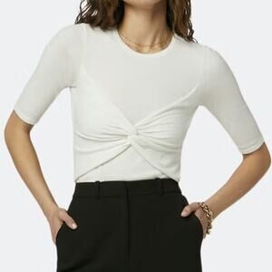 Favorite Daughter The Zoom Top Twist Front Cutout Top